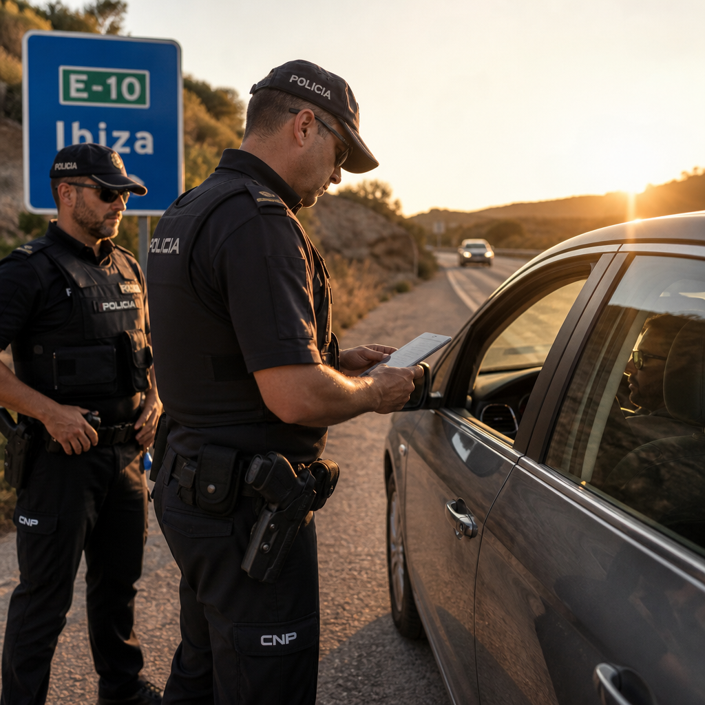 Versterkte Veiligheid op Ibiza: Controles en Aanhoudingen in Sa Penya en langs de E-10