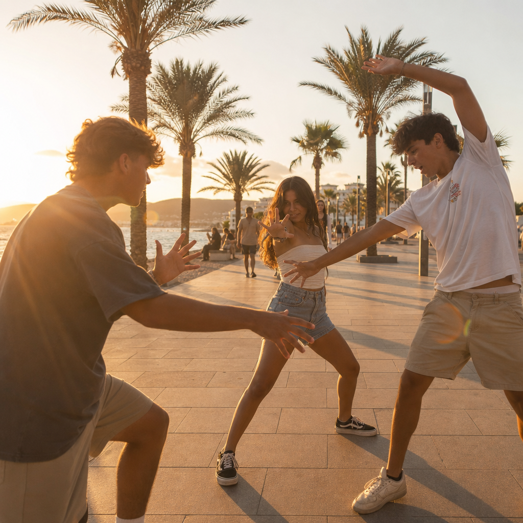 Youth Takeover in Santa Eulària: An Aura Battle Like No Other