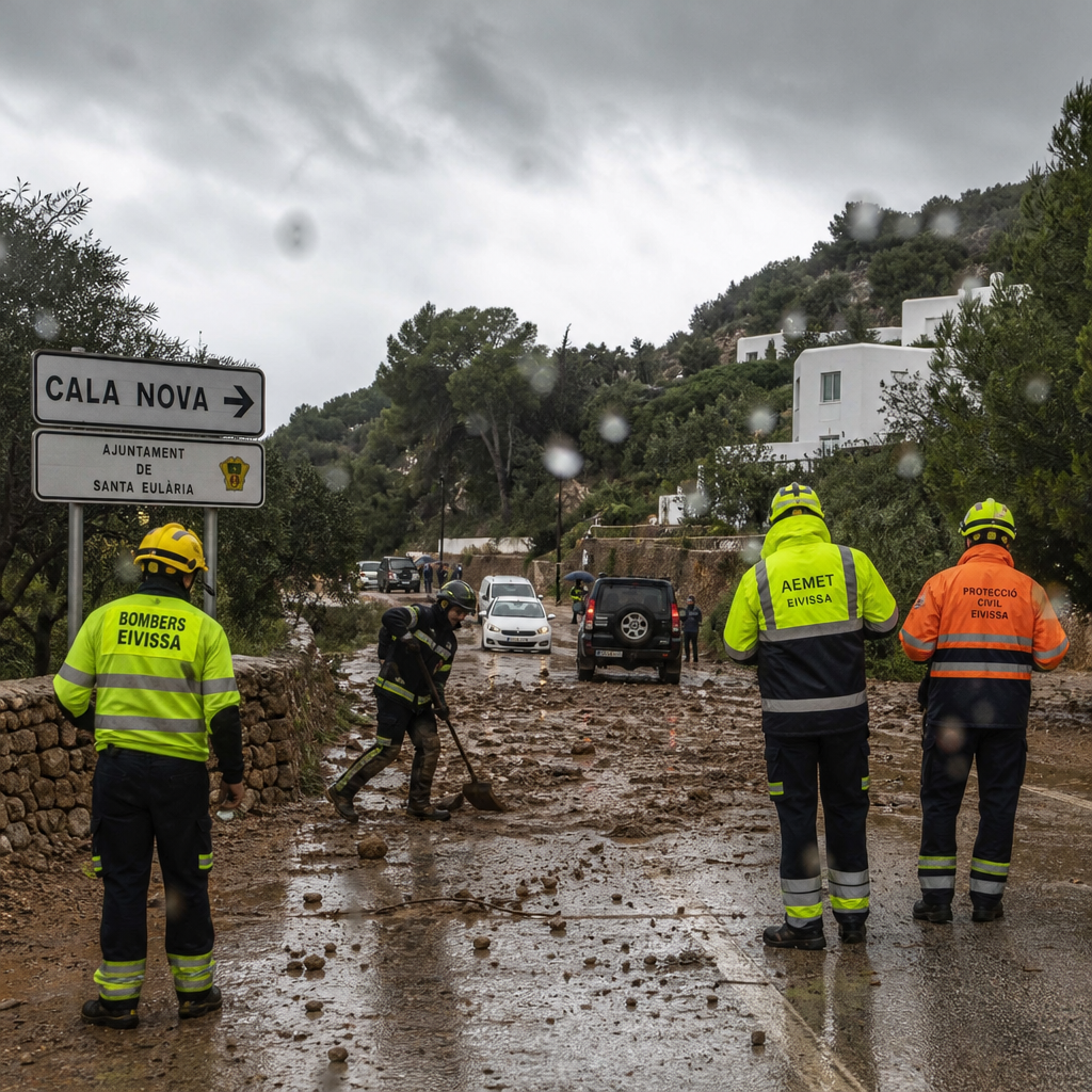 Emergency Response Team Departs Ibiza After Battling Severe Weather Impact
