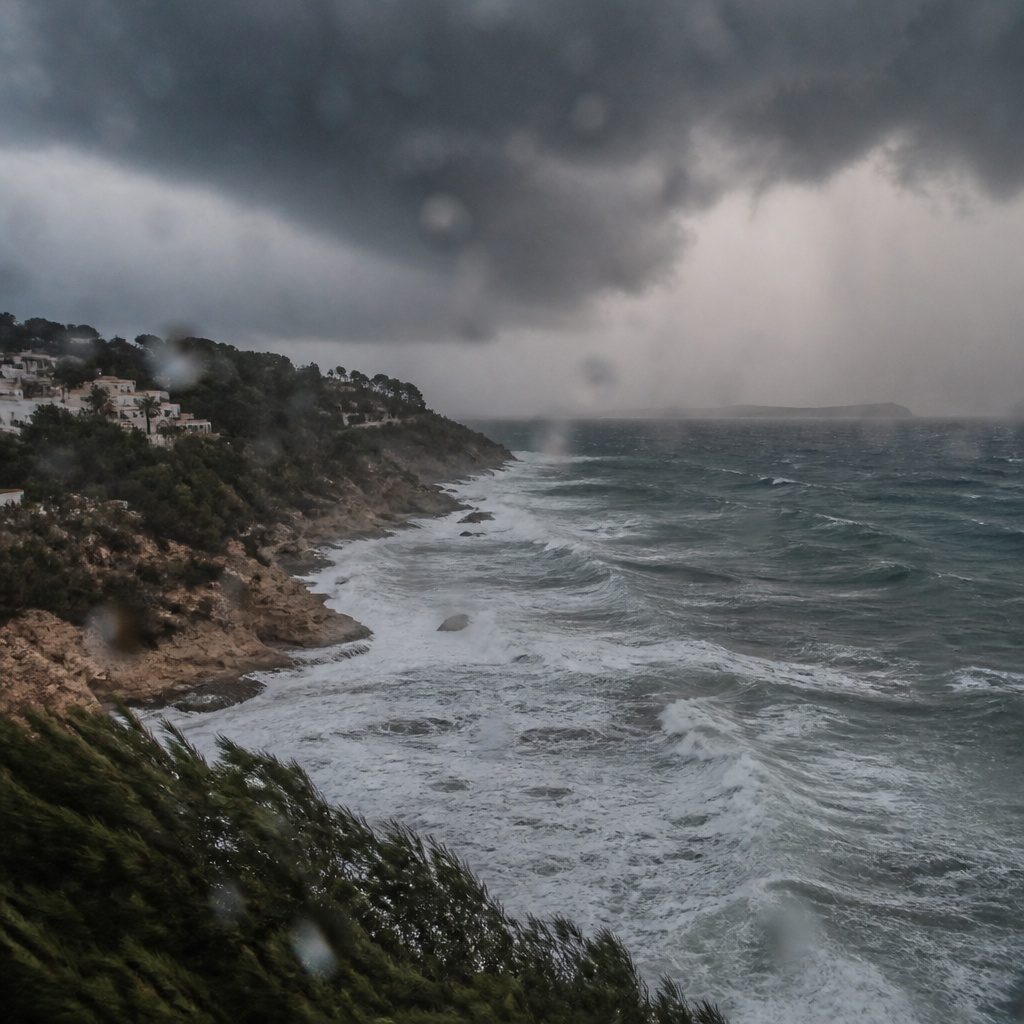 Intensas lluvias y tormentas activan la alerta naranja en Ibiza y Formentera para este fin de semana