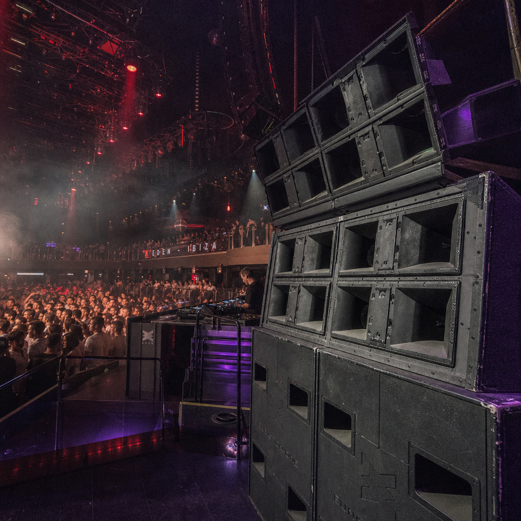 La tecnología detrás de los sistemas de sonido de clase mundial en los clubs de Ibiza