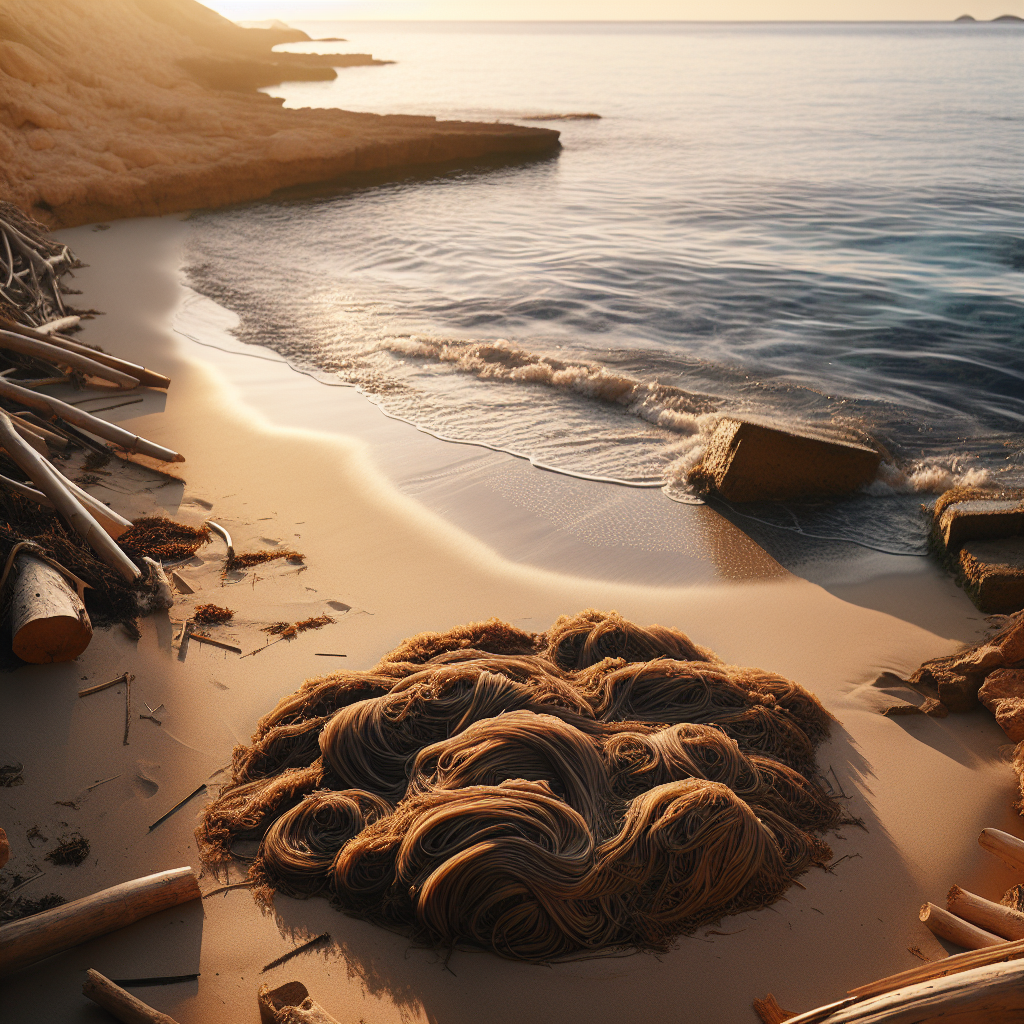 Preparativos en Ibiza: Limpieza de Posidonia para una Temporada de Playa Impecable