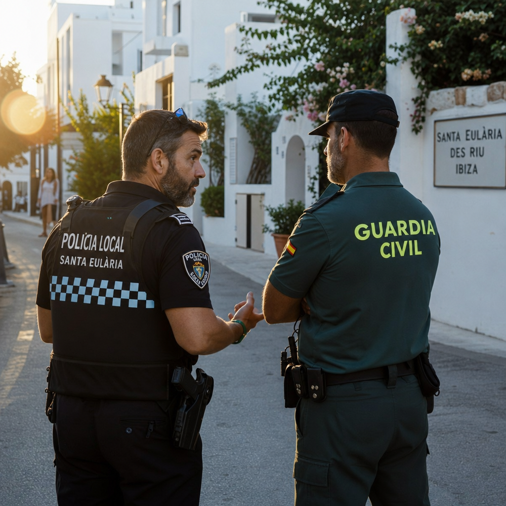 Illegale Party in Santa Eulària Ibiza Stopgezet door Autoriteiten