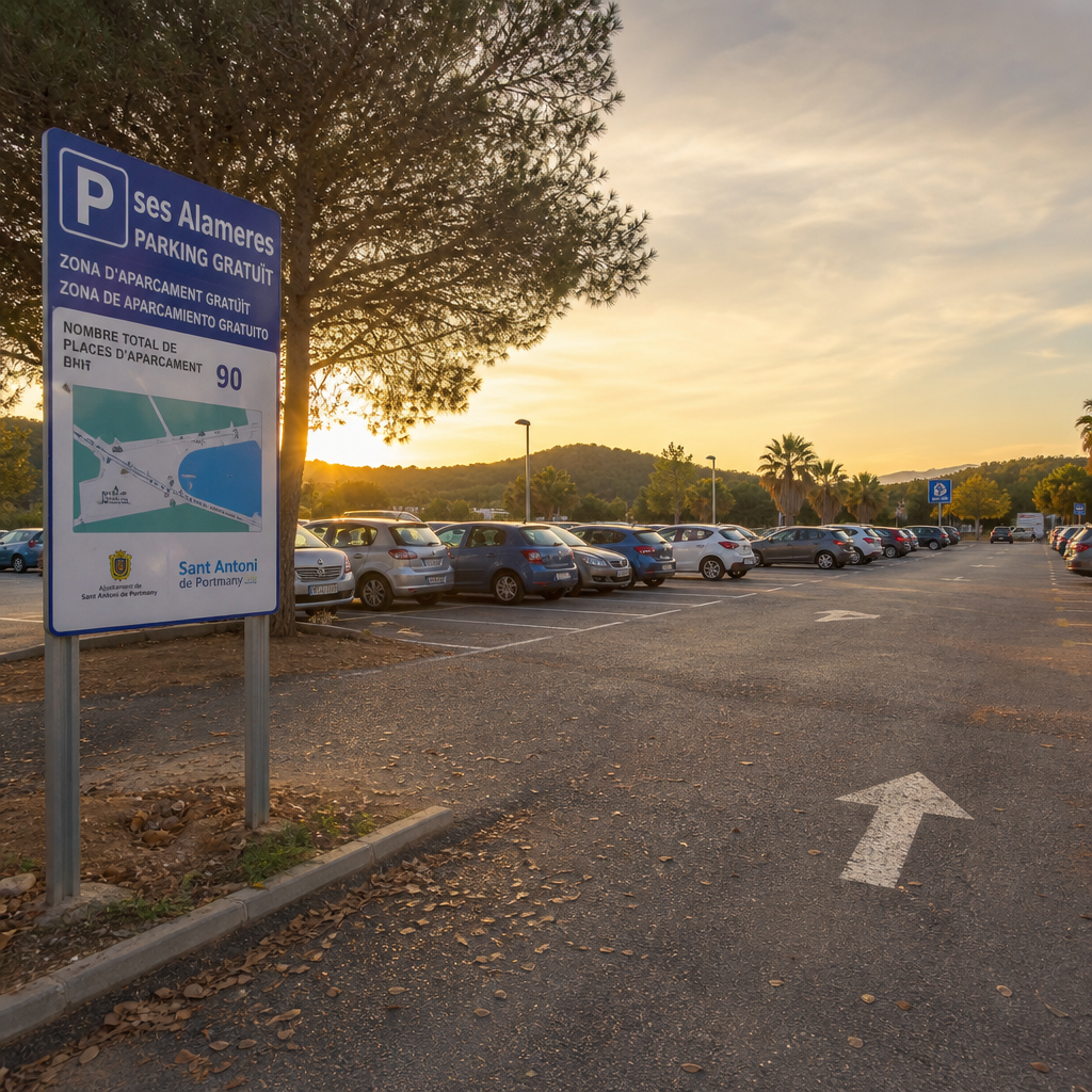 Sant Antoni Doubles Free Parking Spaces to 600, Eases Summer Tourist Rush