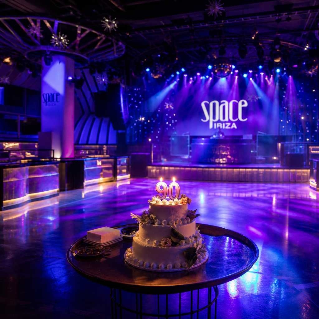 De 90e Verjaardag van Space Ibiza Oprichter Pepe Roselló Gevierd