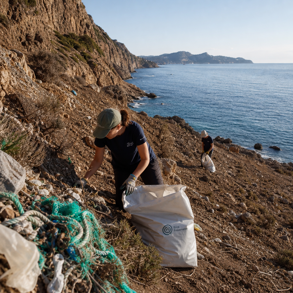 Ibiza Launches Major Clean-Up of Sa Penya Cliffs
