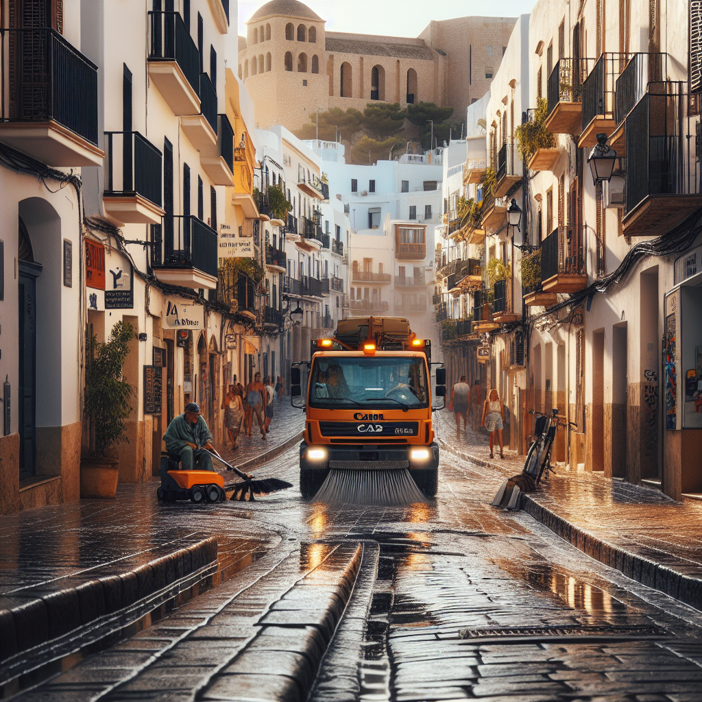 Ibiza Verhoogt Reinigingsdiensten Voor Zomerdrukte
