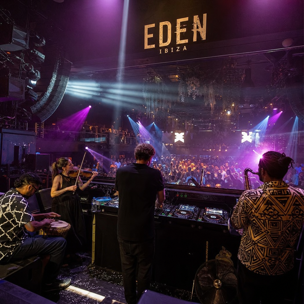 La Evolución de la Vida Nocturna de Ibiza: Música en Vivo se Une a los DJ Sets