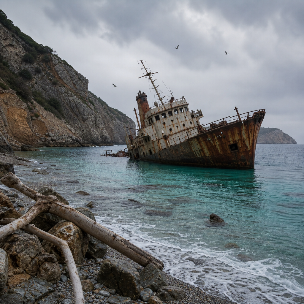Descubren un Barco Abandonado en la Costa de Ibiza Durante una Excursión de Paddle Surf