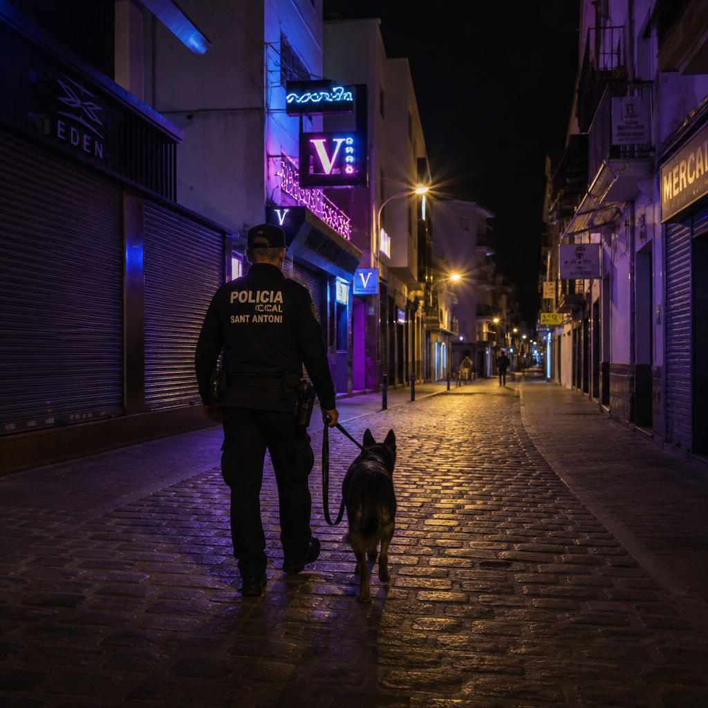 Sant Antoni intensifica controles y levanta 90 denuncias por drogas al cierre de discotecas