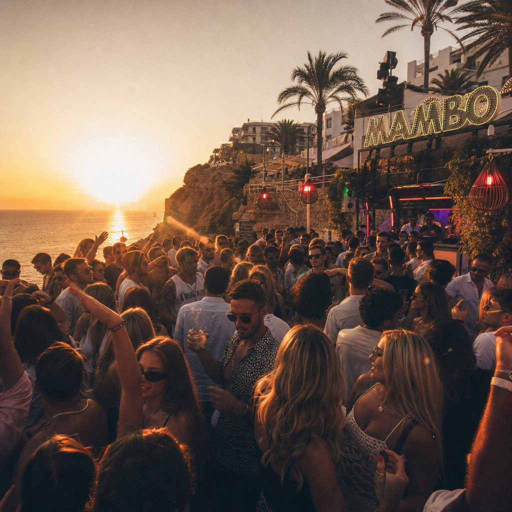 La magia de los espacios al aire libre en las discotecas de Ibiza
