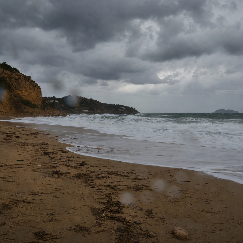 Alerta Amarilla por Lluvias y Tormentas Amenaza el Domingo en Ibiza