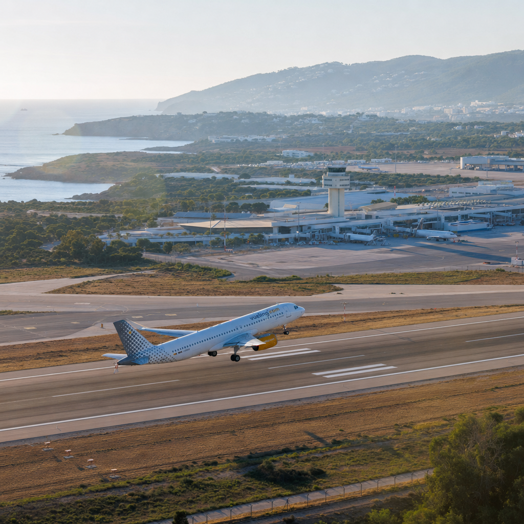 El Aeropuerto de Ibiza Impulsa el Turismo con un Incremento del 3,2% en Pasajeros