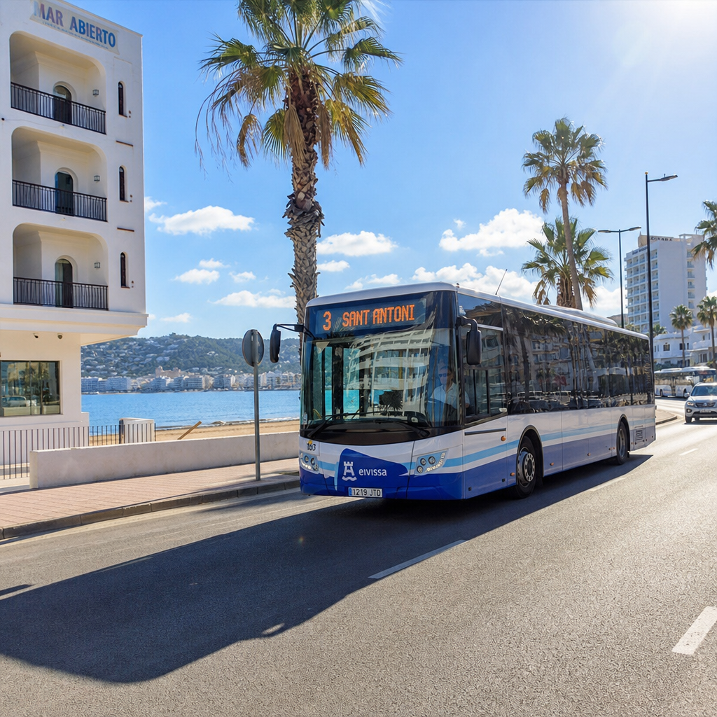 Winterschema van het openbaar vervoer op Ibiza fors uitgebreid