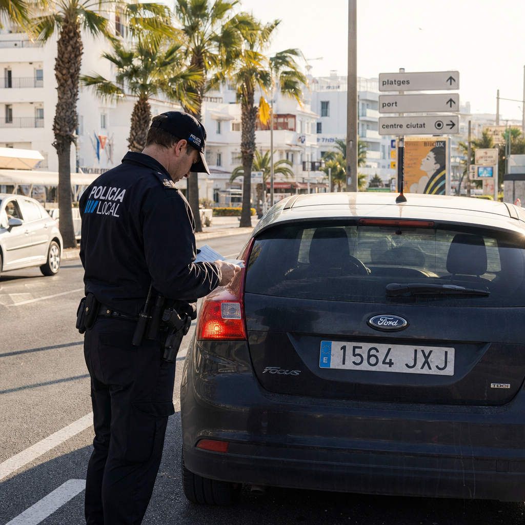 Refuerzan controles en Ibiza para combatir transporte ilegal durante el fin de semana