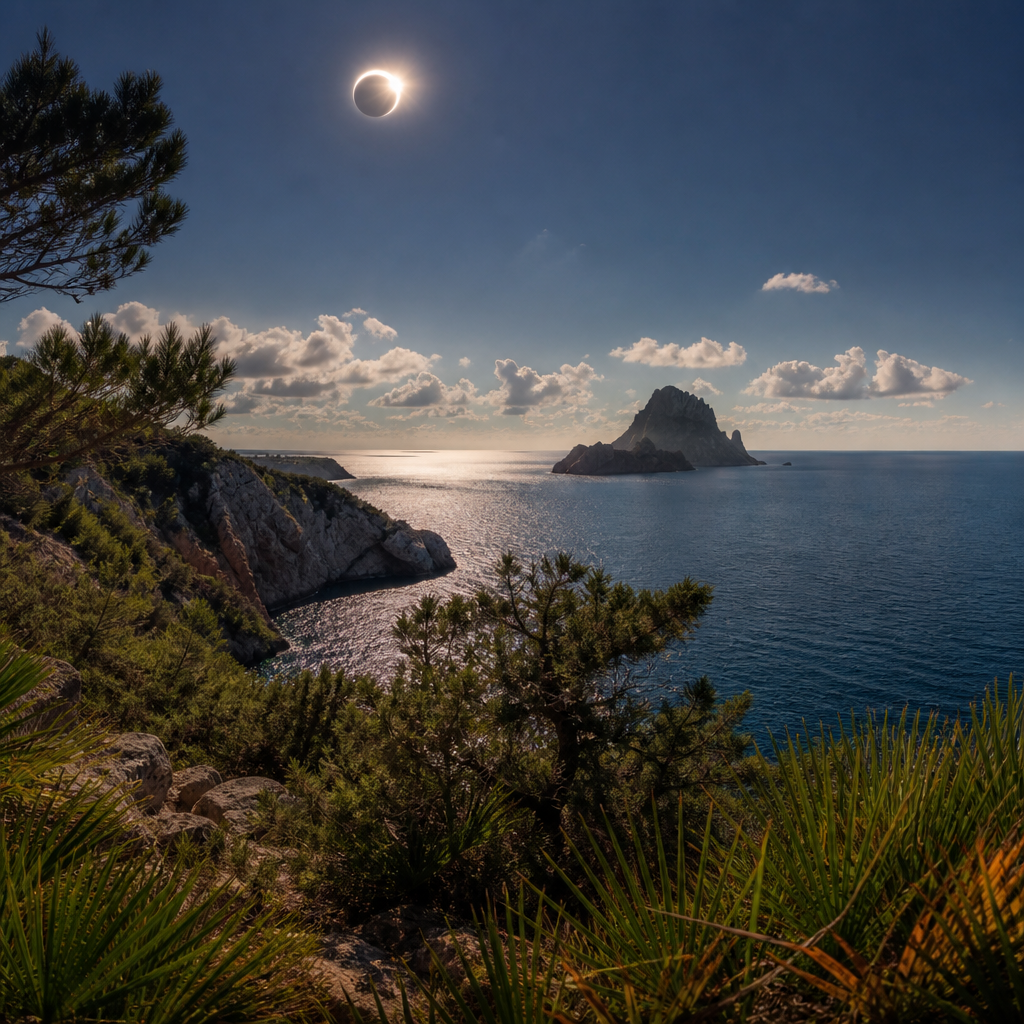 Ibiza se prepara para el Eclipse Solar: Un Operativo de Seguridad Minucioso