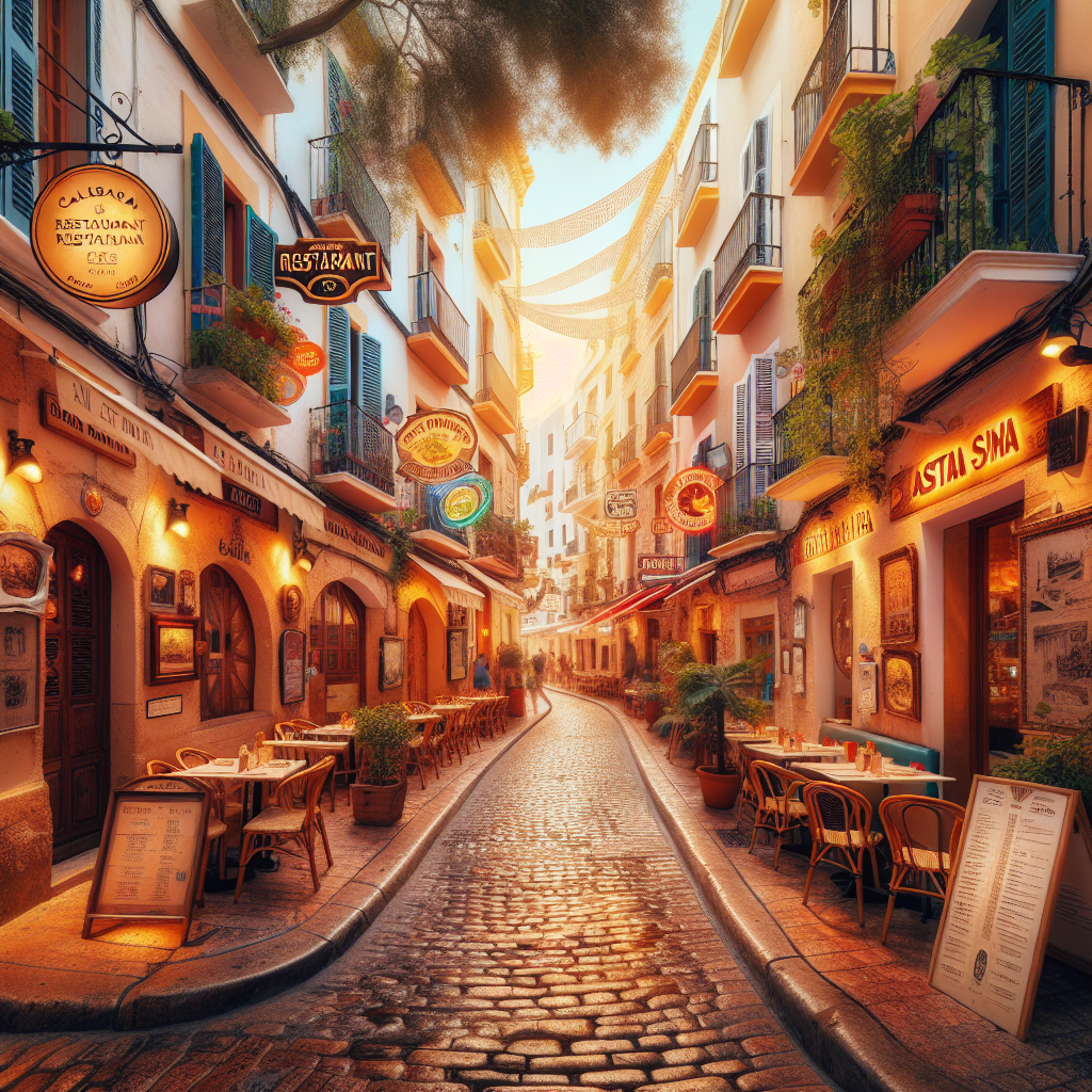 La Calle Sant Vicent de Santa Eulària Busca Recuperar su Antiguo Esplendor Gastronómico